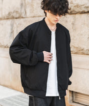 オーバーサイズ TRストレッチMA-1/ジップアップショートブルゾン 14119