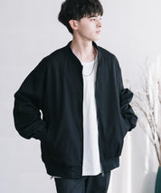 オーバーサイズ TRストレッチMA-1/ジップアップショートブルゾン 14119