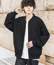 オーバーサイズ TRストレッチMA-1/ジップアップショートブルゾン 14119