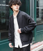 オーバーサイズ TRストレッチMA-1/ジップアップショートブルゾン 14119