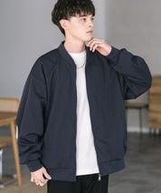 オーバーサイズ TRストレッチMA-1/ジップアップショートブルゾン 14119