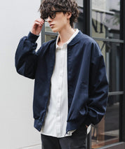 オーバーサイズ TRストレッチMA-1/ジップアップショートブルゾン 14119