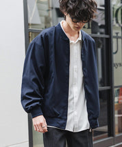 オーバーサイズ TRストレッチMA-1/ジップアップショートブルゾン 14119