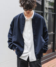 オーバーサイズ TRストレッチMA-1/ジップアップショートブルゾン 14119