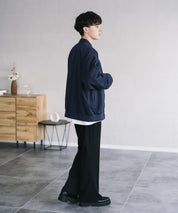 オーバーサイズ TRストレッチMA-1/ジップアップショートブルゾン 14119