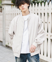 オーバーサイズ TRストレッチMA-1/ジップアップショートブルゾン 14119