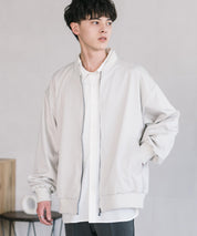 オーバーサイズ TRストレッチMA-1/ジップアップショートブルゾン 14119