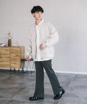 オーバーサイズ TRストレッチMA-1/ジップアップショートブルゾン 14119