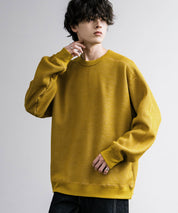 新色追加 Upscape Audience アップスケープオーディエンス 日本製 国産 ウールビックワッフルクルーネックニットソー AUD6570 14125