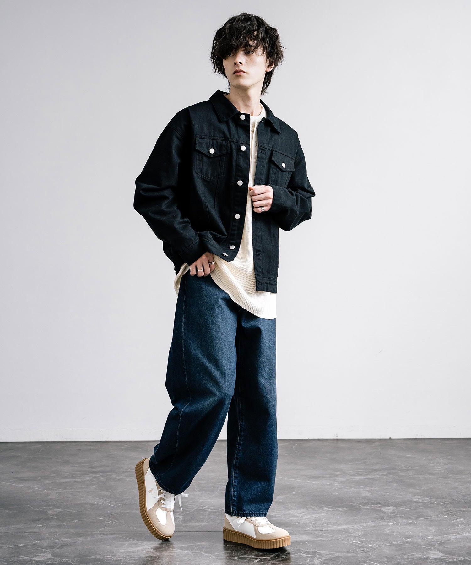 新色追加 U.S. POLO ASSN. ユーエスポロアッスン 厚底ボリュームソールコンビネーションレースアップスニーカー 14137