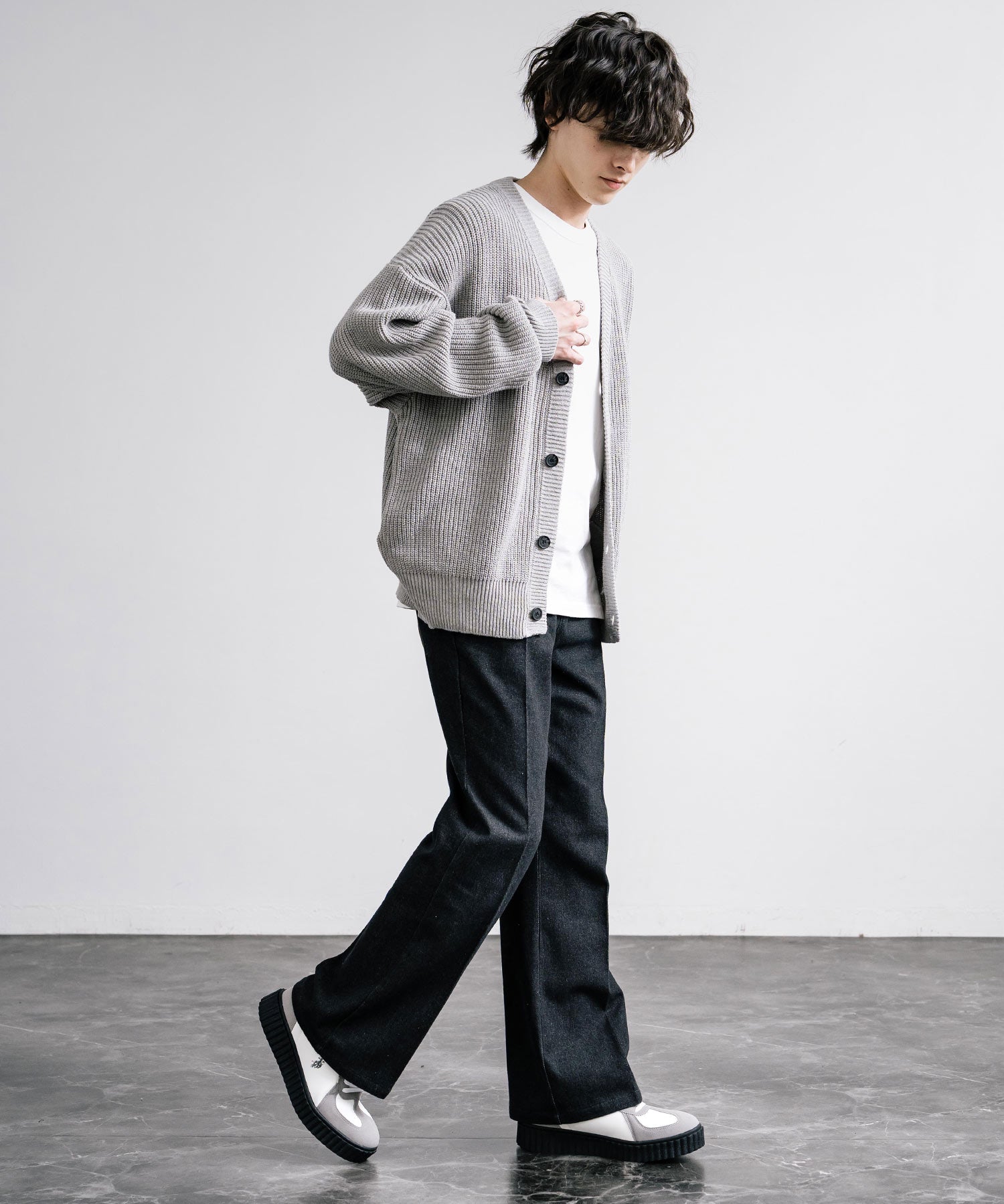 新色追加 U.S. POLO ASSN. ユーエスポロアッスン 厚底ボリュームソールコンビネーションレースアップスニーカー 14137