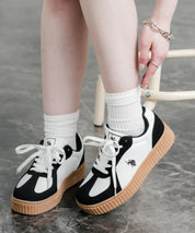 新色追加 U.S. POLO ASSN. ユーエスポロアッスン 厚底ボリュームソールコンビネーションレースアップスニーカー 14137