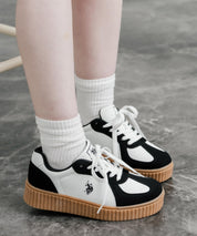 新色追加 U.S. POLO ASSN. ユーエスポロアッスン 厚底ボリュームソールコンビネーションレースアップスニーカー 14137