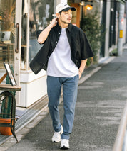 接触冷感 多機能ストレッチイージーテーパードパンツ