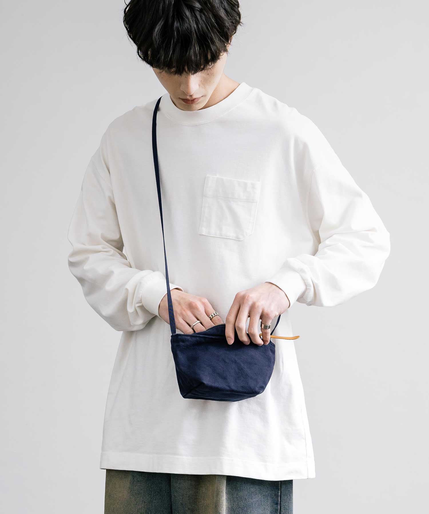 Butler Verner Sails バトラーバーナーセイルズ 日本製 国産 反応染ミニボックスショルダーバッグ JA-2920 14188