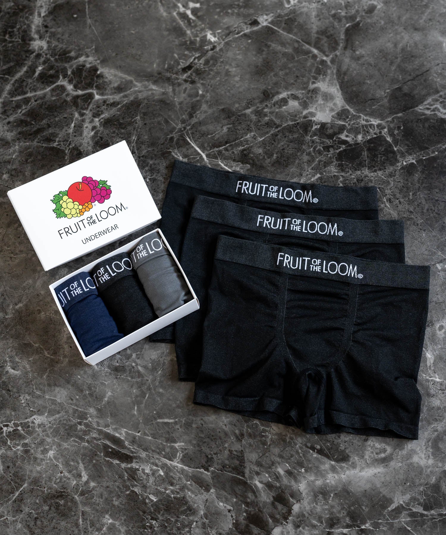 FRUIT OF THE LOOM フルーツオブザルーム ボックス入りローライズ3Pボクサーパンツ