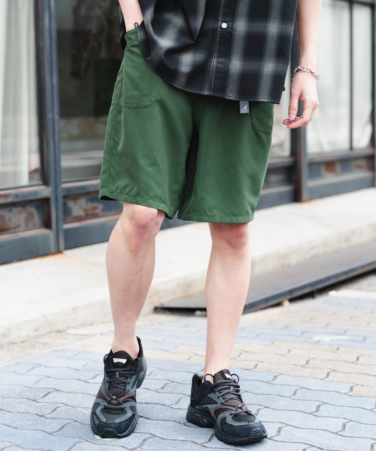 新色追加 KANGOL カンゴール 別注コラボ 接触冷感水陸両用クライミングショートパンツ ボードショーツ ハーフパンツ 14237