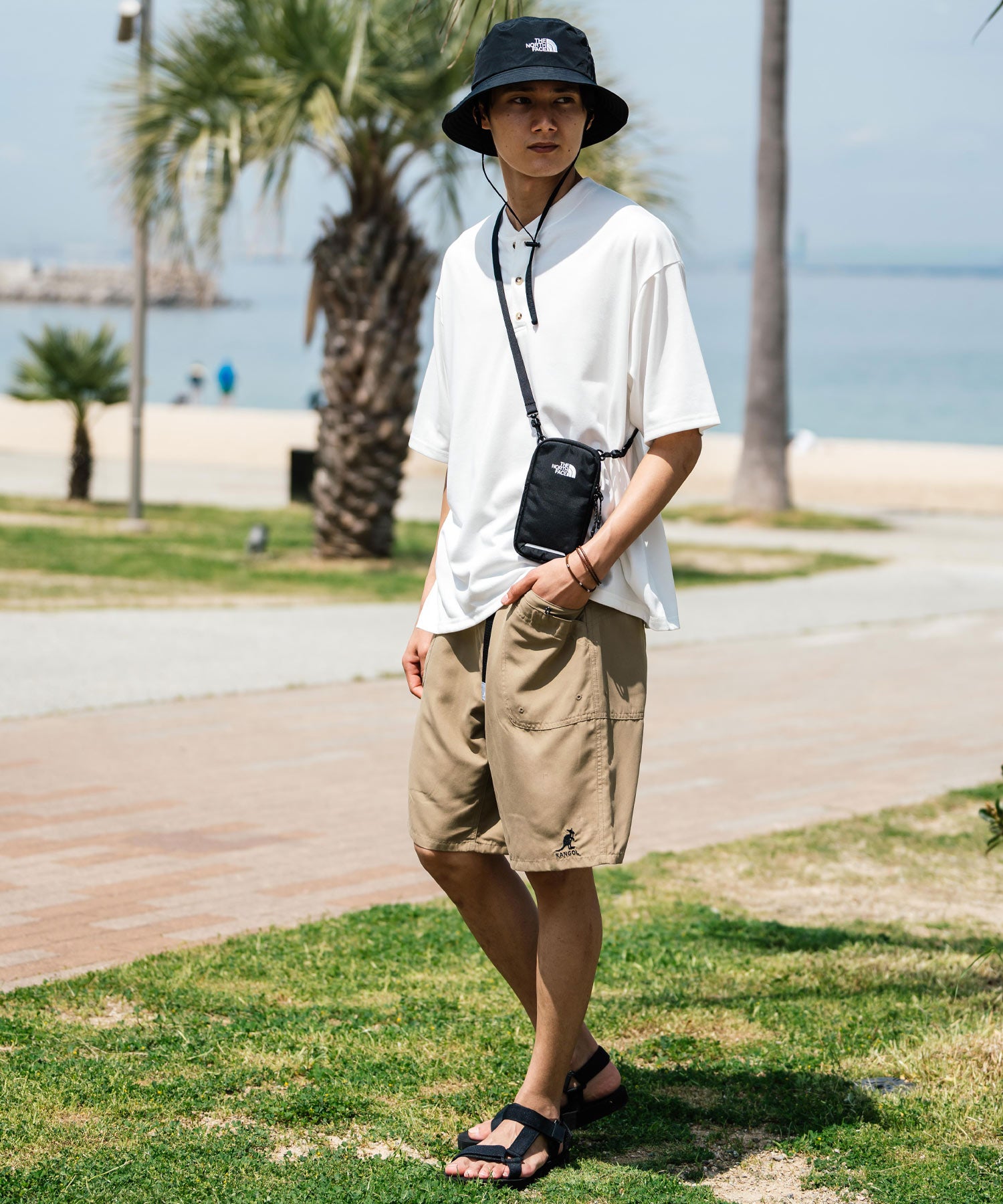 新色追加 KANGOL カンゴール 別注コラボ 接触冷感水陸両用クライミング
