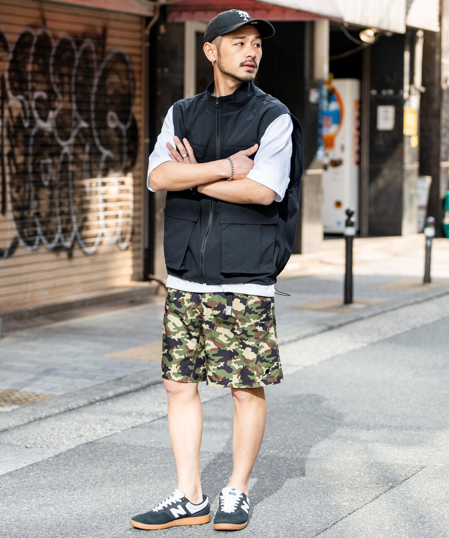 新色追加 KANGOL カンゴール 別注コラボ 接触冷感水陸両用クライミングショートパンツ ボードショーツ ハーフパンツ