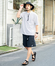 新色追加 KANGOL カンゴール 別注コラボ 接触冷感水陸両用クライミングショートパンツ ボードショーツ ハーフパンツ