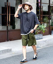 新色追加 KANGOL カンゴール 別注コラボ 接触冷感水陸両用クライミングショートパンツ ボードショーツ ハーフパンツ