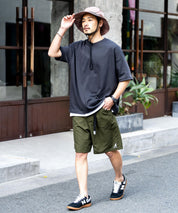 新色追加 KANGOL カンゴール 別注コラボ 接触冷感水陸両用クライミングショートパンツ ボードショーツ ハーフパンツ 14237