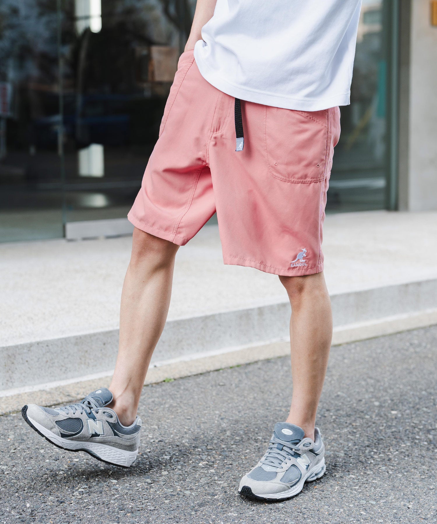 新色追加 KANGOL カンゴール 別注コラボ 接触冷感水陸両用クライミングショートパンツ ボードショーツ ハーフパンツ 14237