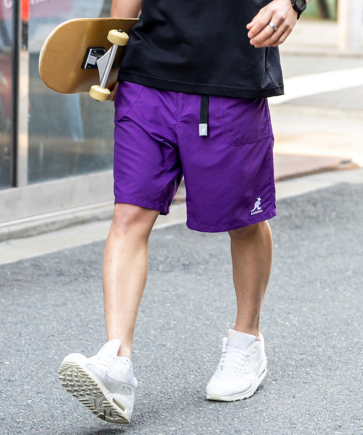 新色追加 KANGOL カンゴール 別注コラボ 接触冷感水陸両用クライミングショートパンツ ボードショーツ ハーフパンツ