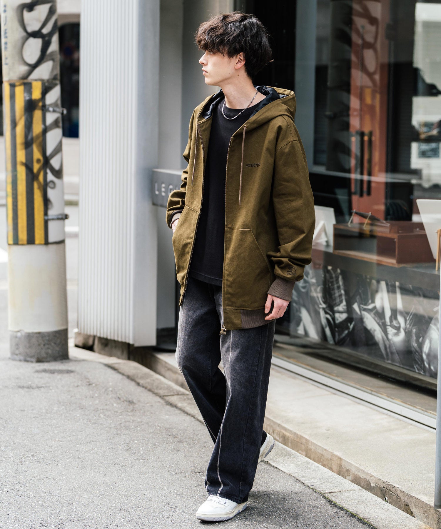 STARTER BLACK LABEL ダックフルジップパーカー トラックジャケット