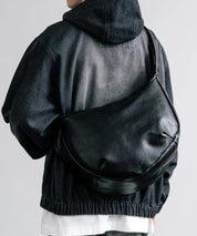 PUレザー ビッグショルダーバッグ 14290