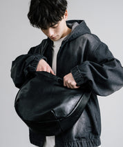 PUレザー ビッグショルダーバッグ 14290