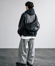 PUレザー ビッグショルダーバッグ 14290