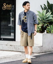 U.S. POLO ASSN.  ユーエスポロアッスン 接触冷感 別注コラボ 水陸両用ワンポイントロゴ刺繍クライミングショートパンツ