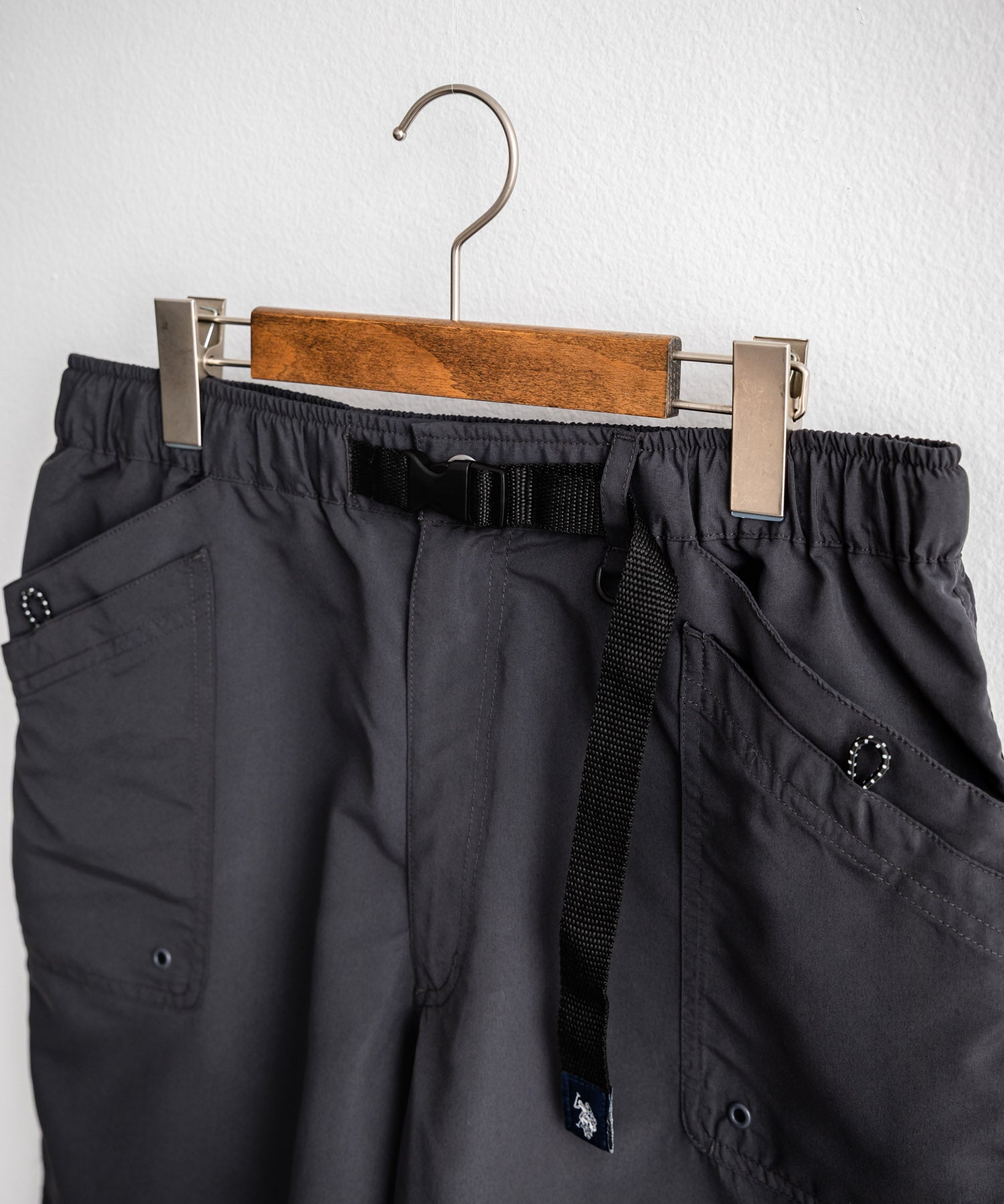 U.S. POLO ASSN.  ユーエスポロアッスン 接触冷感 別注コラボ 水陸両用ワンポイントロゴ刺繍クライミングショートパンツ