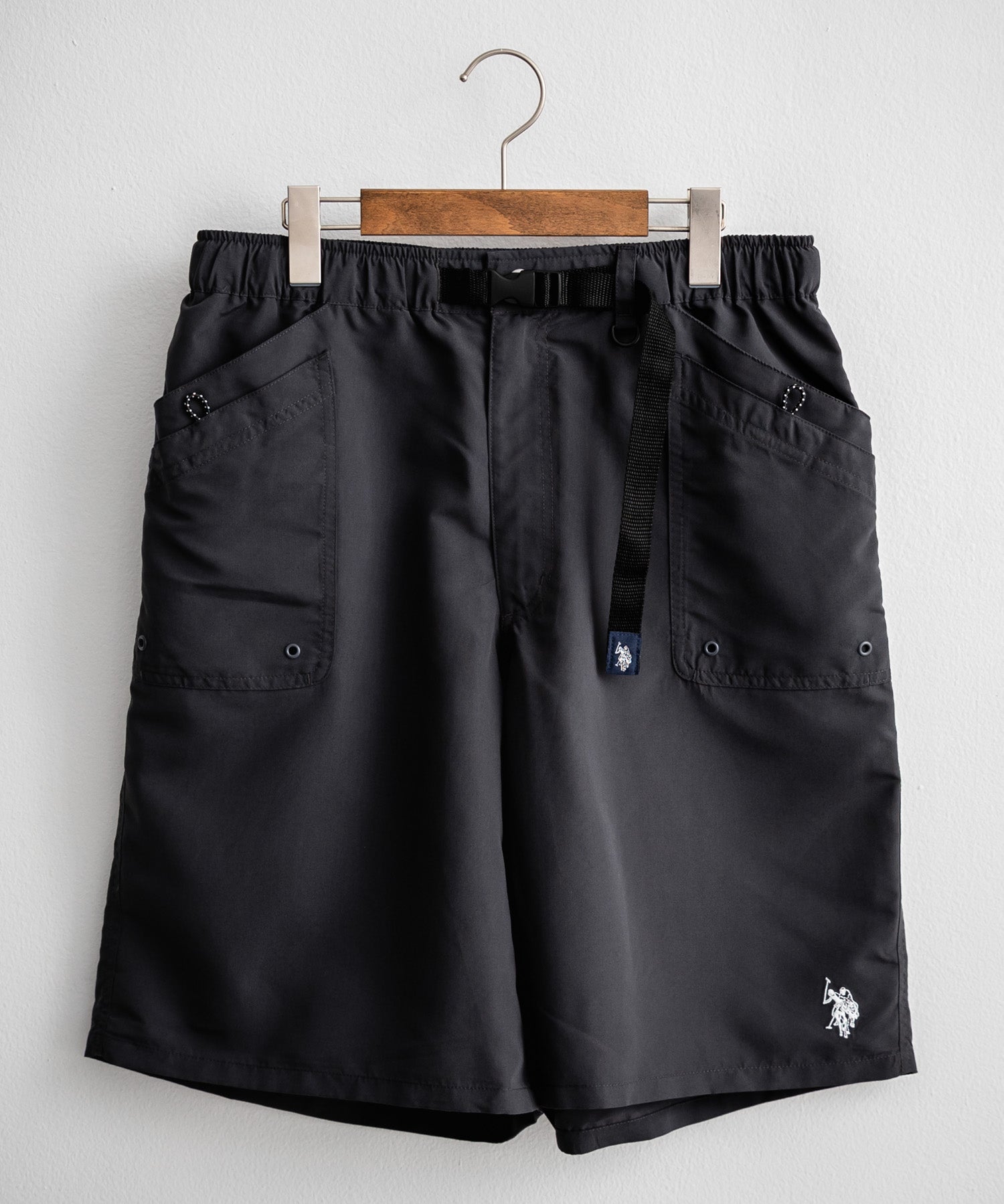 U.S. POLO ASSN.  ユーエスポロアッスン 接触冷感 別注コラボ 水陸両用ワンポイントロゴ刺繍クライミングショートパンツ
