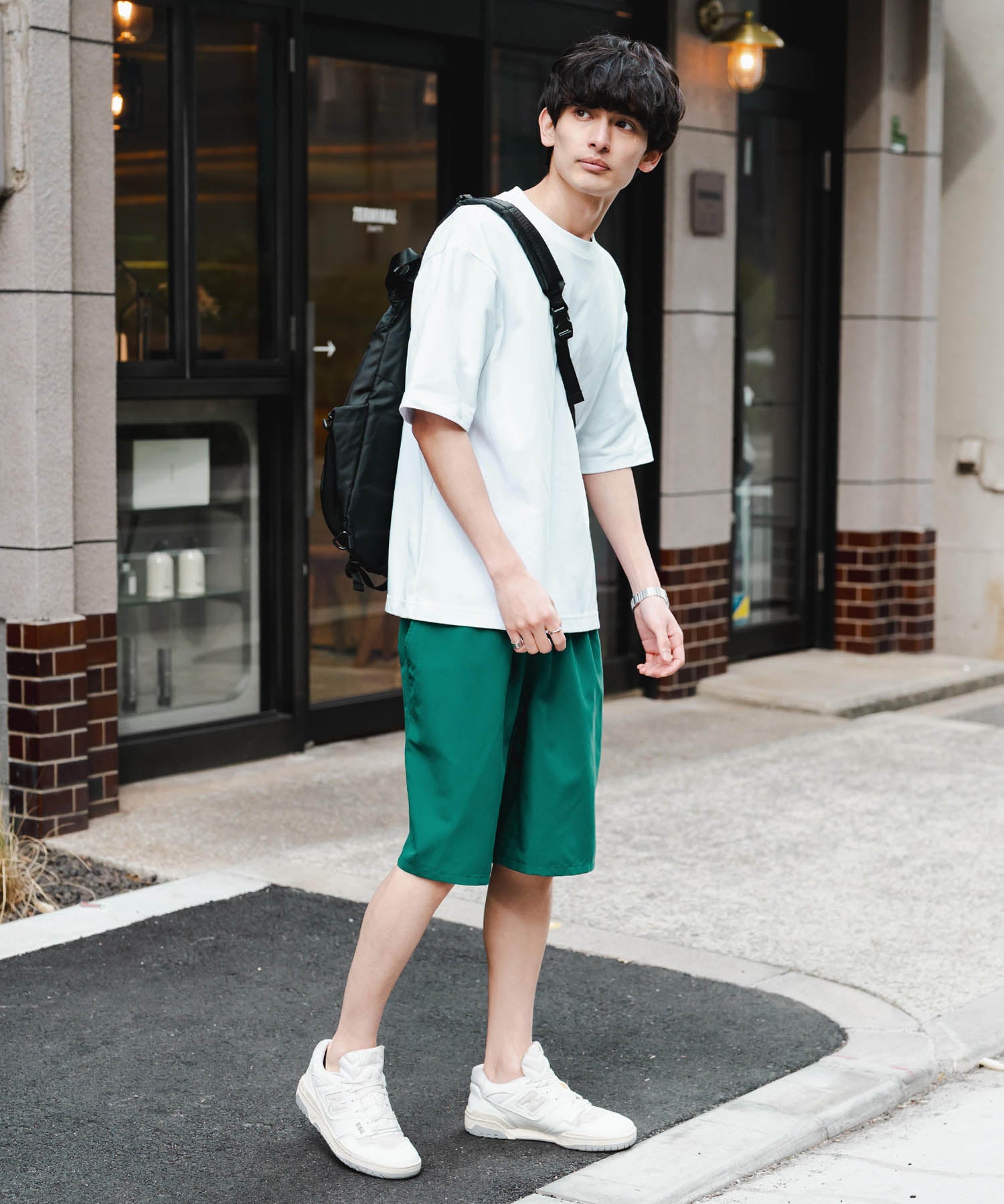 新色追加 U.S. POLO ASSN. ユーエスポロアッスン 水陸両用 別注コラボ接触冷感ワンポイントロゴ刺繍イージーショートパンツ 14320