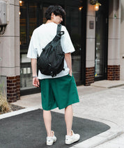 新色追加 U.S. POLO ASSN. ユーエスポロアッスン 水陸両用 別注コラボ接触冷感ワンポイントロゴ刺繍イージーショートパンツ 14320