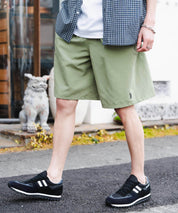 新色追加 U.S. POLO ASSN. ユーエスポロアッスン 水陸両用 別注コラボ接触冷感ワンポイントロゴ刺繍イージーショートパンツ 14320