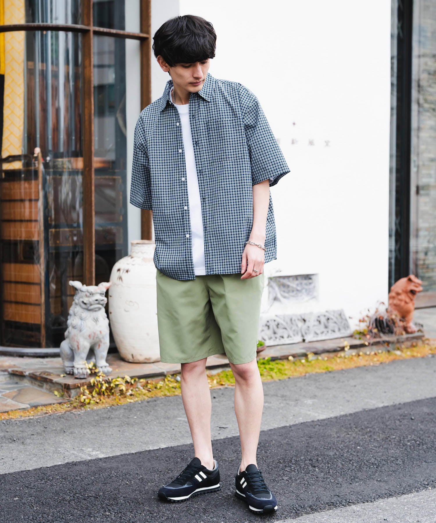 新色追加 U.S. POLO ASSN. ユーエスポロアッスン 水陸両用 別注コラボ接触冷感ワンポイントロゴ刺繍イージーショートパンツ 14320