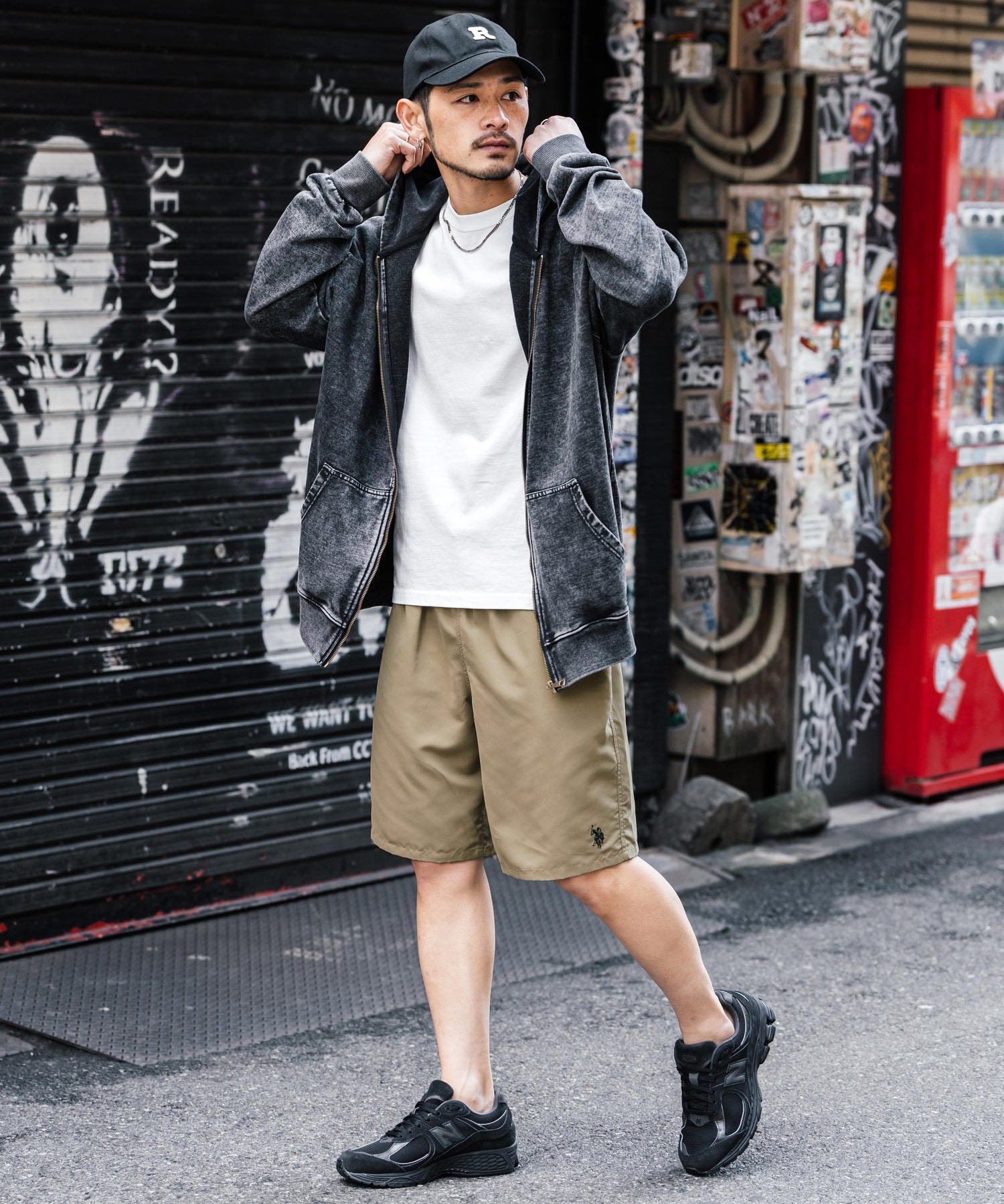 新色追加 U.S. POLO ASSN. ユーエスポロアッスン 水陸両用 別注コラボ接触冷感ワンポイントロゴ刺繍イージーショートパンツ 14320