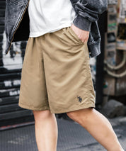 新色追加 U.S. POLO ASSN. ユーエスポロアッスン 水陸両用 別注コラボ接触冷感ワンポイントロゴ刺繍イージーショートパンツ 14320