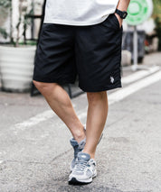 新色追加 U.S. POLO ASSN. ユーエスポロアッスン 水陸両用 別注コラボ接触冷感ワンポイントロゴ刺繍イージーショートパンツ 14320