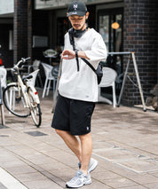 新色追加 U.S. POLO ASSN. ユーエスポロアッスン 水陸両用 別注コラボ接触冷感ワンポイントロゴ刺繍イージーショートパンツ 14320