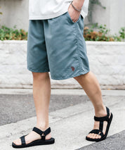 新色追加 U.S. POLO ASSN. ユーエスポロアッスン 水陸両用 別注コラボ接触冷感ワンポイントロゴ刺繍イージーショートパンツ 14320