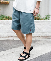 新色追加 U.S. POLO ASSN. ユーエスポロアッスン 水陸両用 別注コラボ接触冷感ワンポイントロゴ刺繍イージーショートパンツ 14320