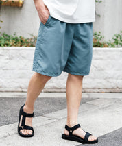 新色追加 U.S. POLO ASSN. ユーエスポロアッスン 水陸両用 別注コラボ接触冷感ワンポイントロゴ刺繍イージーショートパンツ 14320