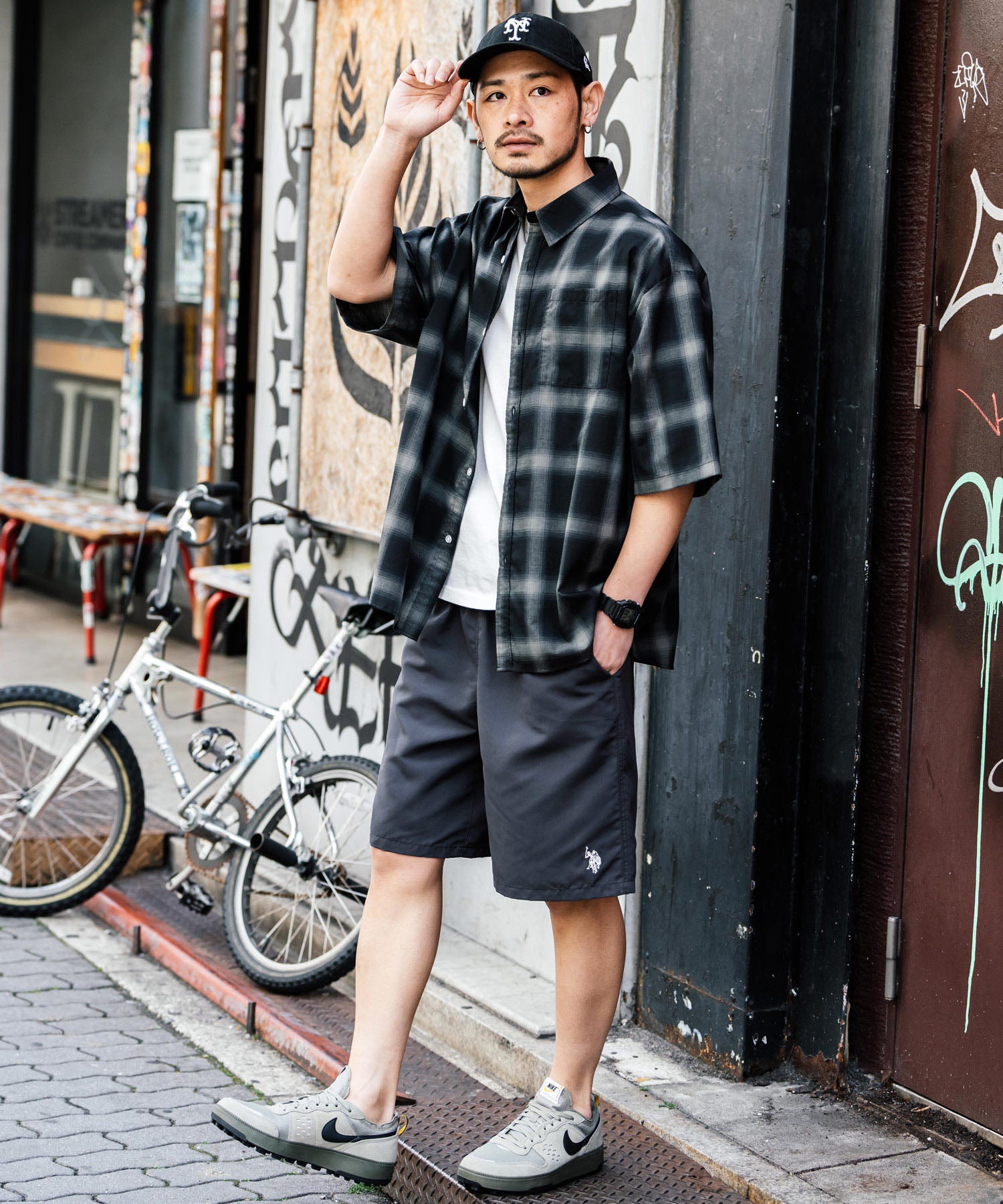 新色追加 U.S. POLO ASSN. ユーエスポロアッスン 水陸両用 別注コラボ接触冷感ワンポイントロゴ刺繍イージーショートパンツ 14320