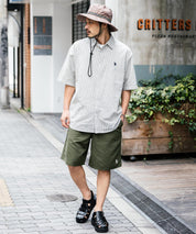 新色追加 U.S. POLO ASSN. ユーエスポロアッスン 水陸両用 別注コラボ接触冷感ワンポイントロゴ刺繍イージーショートパンツ 14320