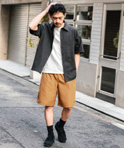 新色追加 U.S. POLO ASSN. ユーエスポロアッスン 水陸両用 別注コラボ接触冷感ワンポイントロゴ刺繍イージーショートパンツ 14320