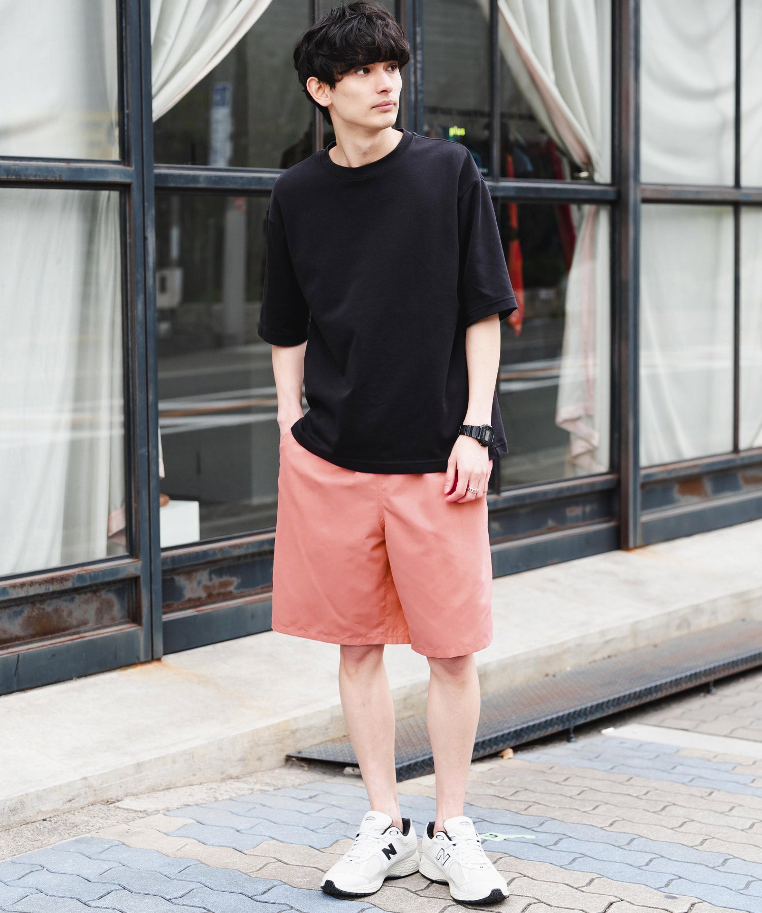 新色追加 U.S. POLO ASSN. ユーエスポロアッスン 水陸両用 別注コラボ接触冷感ワンポイントロゴ刺繍イージーショートパンツ 14320